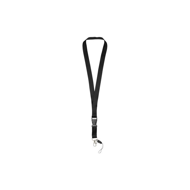 Fita de pescoço com fivela separável e suporte para telemóvel "Sagan"