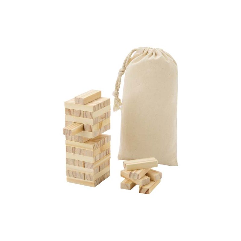 Jogo de equilíbrio de torre de madeira "Jumble"