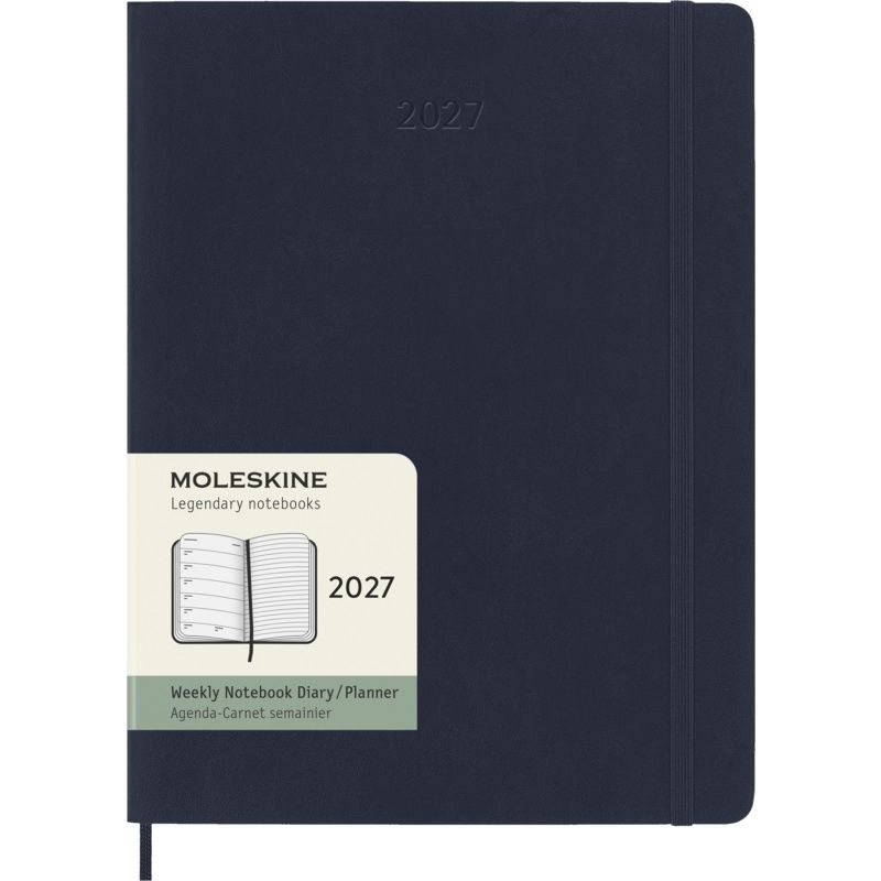 Bloco de notas de capa mole XL para 12 meses "Moleskine"