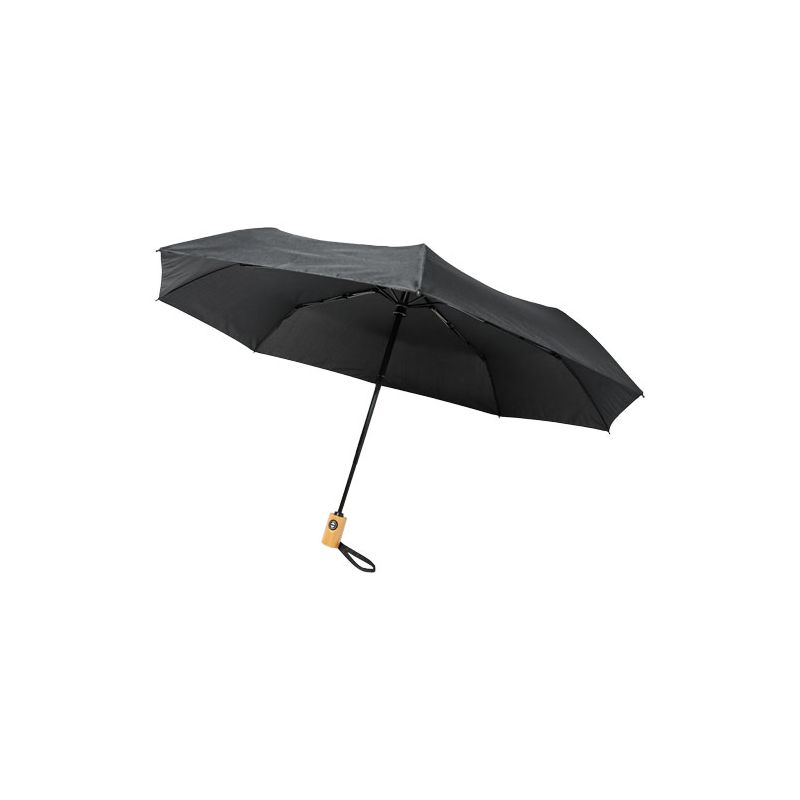 Guarda-chuva dobrável automático de 21" em PET reciclado "Bo"