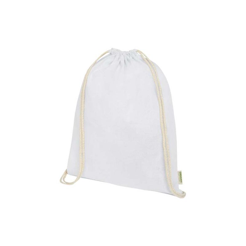 Bolsa de 5 L com cordões em material de produção biológica e OCS de 140 g/m² "Odisha" 