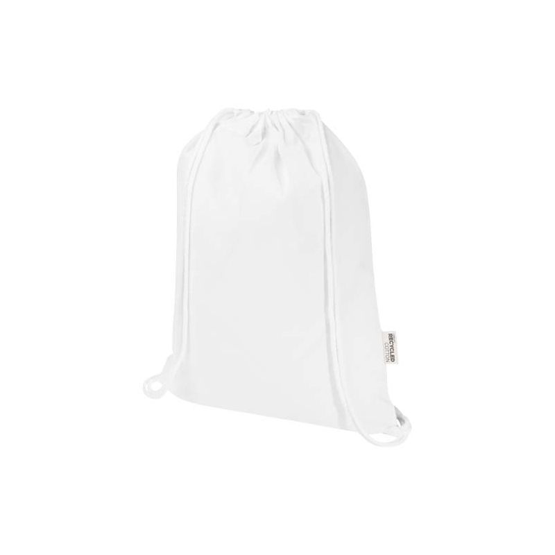 Saco com cordão de 5 L reciclado e GRS de 180 g/m² "Peru Blend"