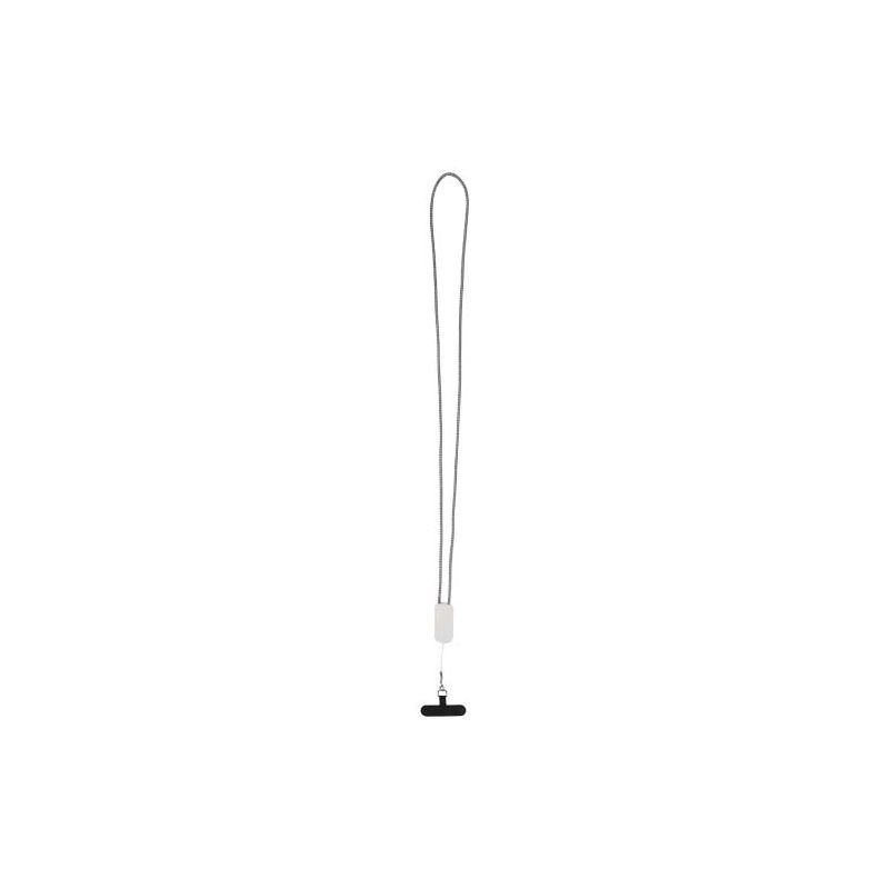 Lanyard de plástico reciclado para smartphone com cabo integrado 5 em 1 de 27 W "Anser"