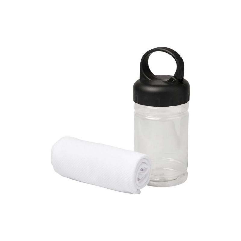 Toalha refrescante em recipiente PET "Remy"