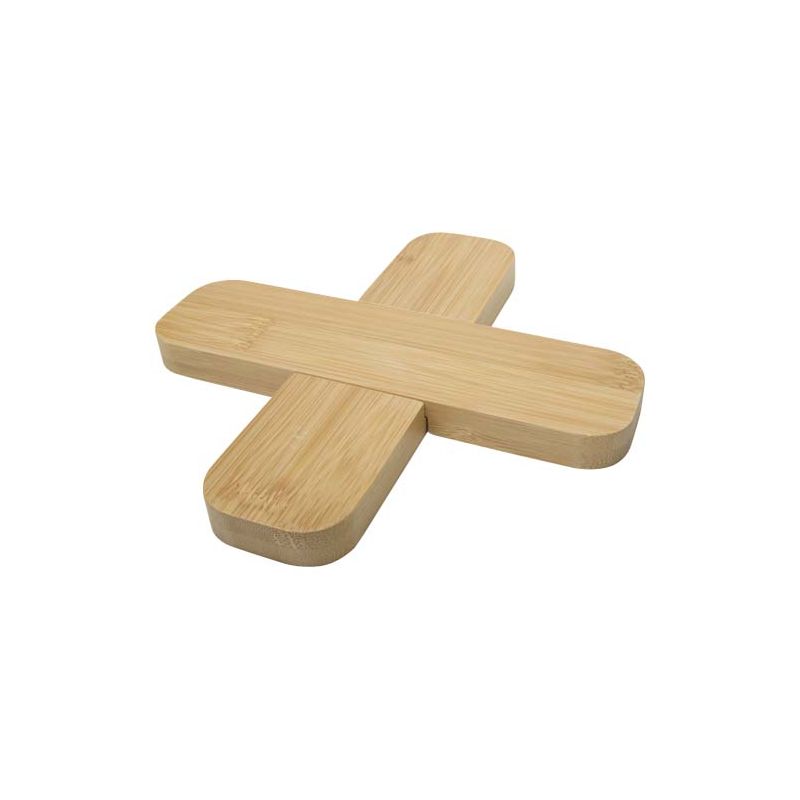 Base de bambu para panelas - grande "Croc"