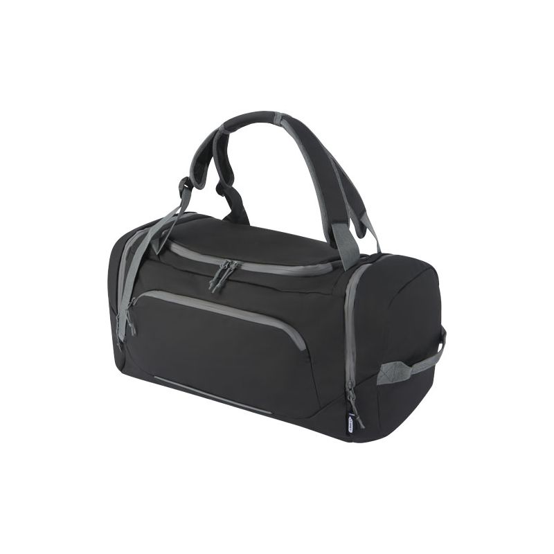 Mochila de saco de lona impermeável reciclada com certificação GRS de 35 L "Aqua"