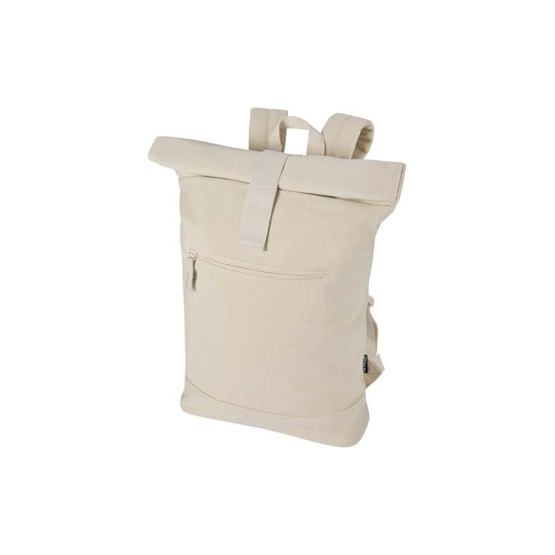 Mochila de enrolar reciclada GRS de 14 polegadas e 16 L "Recanvas"
