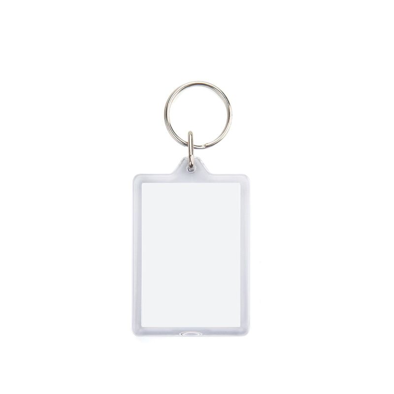 CR-OP Porta-Chaves CR-OP retangular com abertura fácil, acrílico