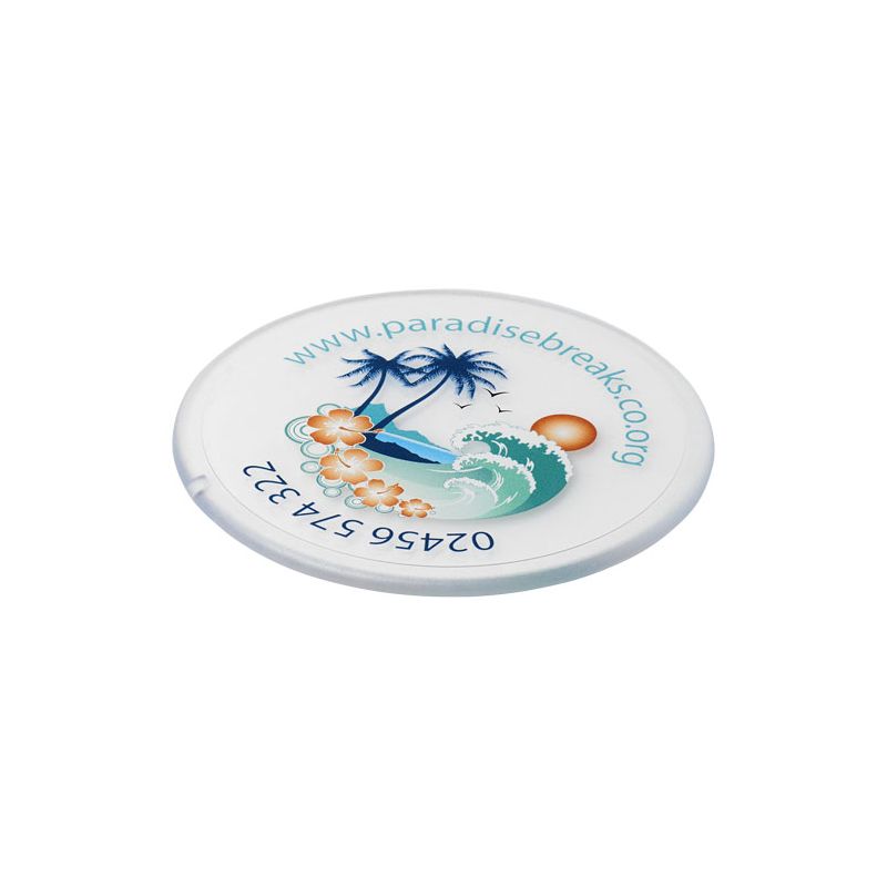 Base para copos redonda em plástico “Renzo”