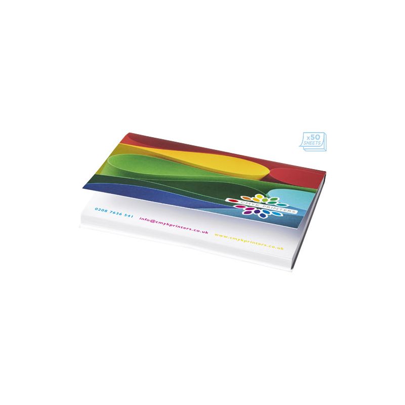 Notas adesivas Sticky-Mate® com capa mole 100x75mm