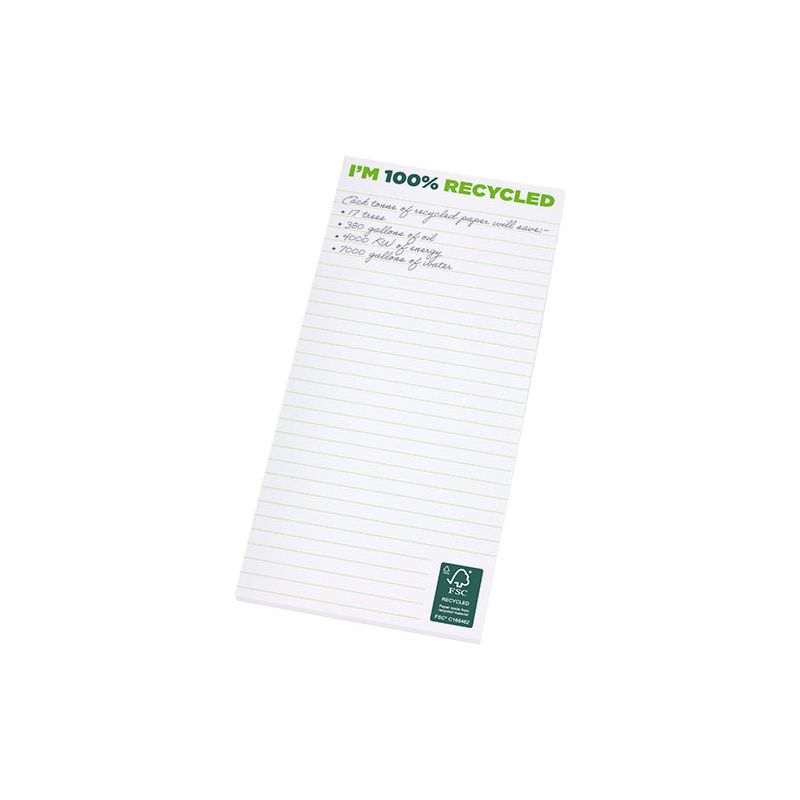 Bloco de notas 1/3 A4 reciclado "Desk-Mate®"