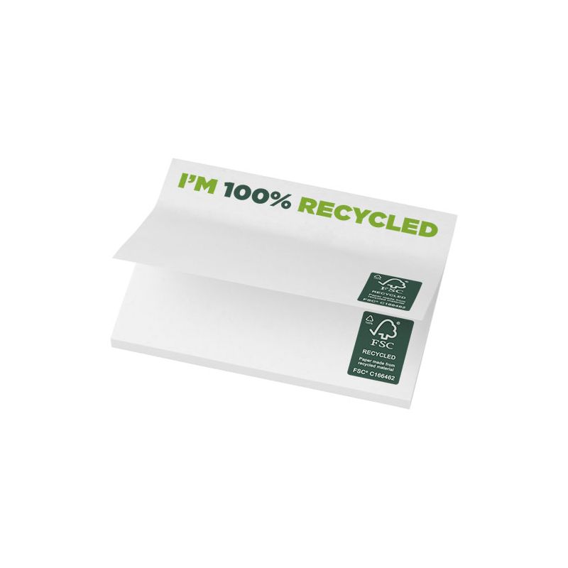 Notas adesivas recicladas 100 x 75 mm "Sticky-Mate®"