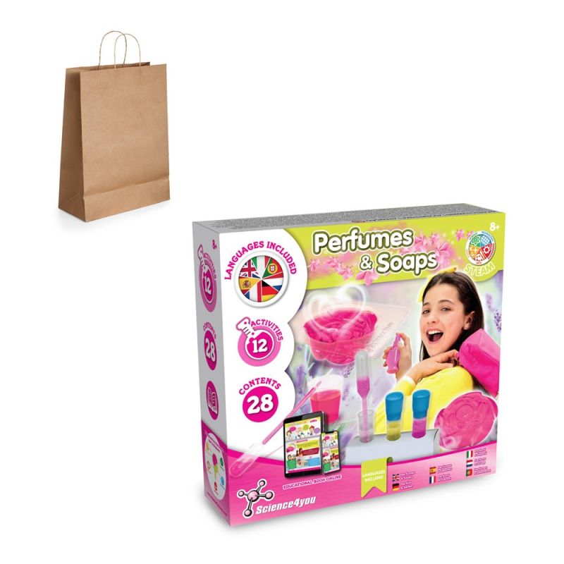 Perfume & Soap Factory Kit III Jogo didático fornecido com saco de oferta em papel kraft (115 g/m²)