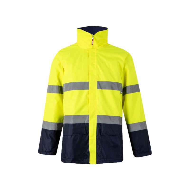 VL THEMIS Parka bicolor (190g/m&sup2;), em poli&eacute;ster (100%), com revestimento em PU