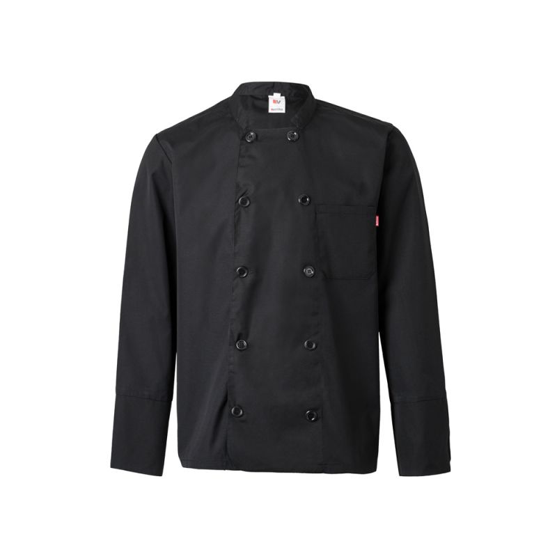 VL KALI Jaleca de cozinha (175g/m²) de manga comprida, em algodão (35%) e poliéster (65%)