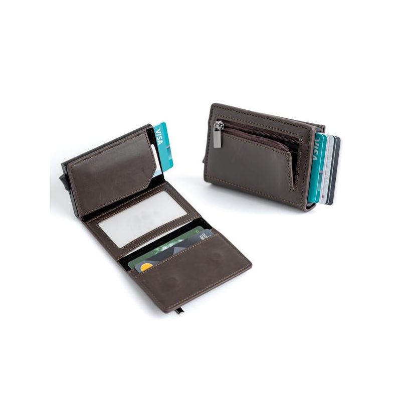 COINCARD Carteira porta cartões e proteção contra RFID