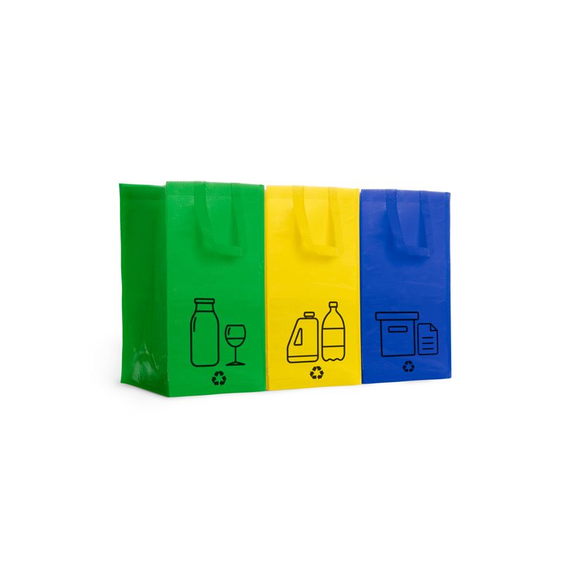 RECYCLE BAGS VOLGA GREEN/BLUE/YELLOW