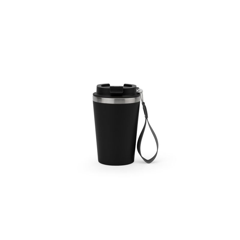 SPITZ Copo de viagem em a&ccedil;o inoxid&aacute;vel (100% rSS) com parede dupla e acabamento em mate 460 mL