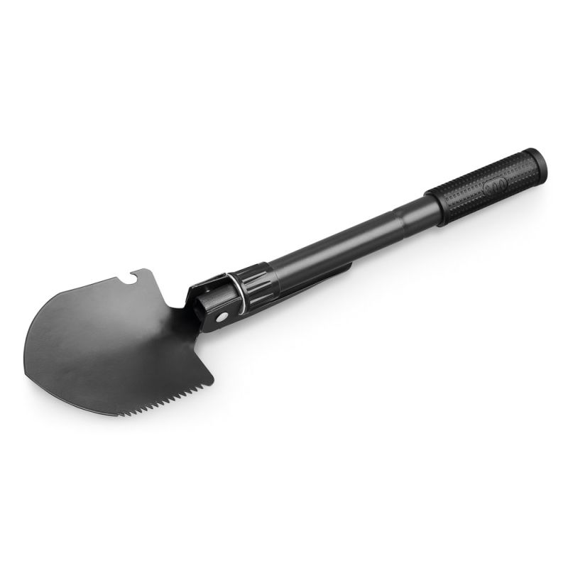 DIG Pá dobrável em metal com bússola