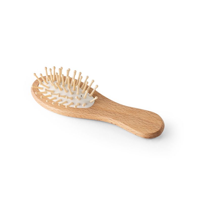 DERN Escova para cabelo em madeira e dentes em bambu