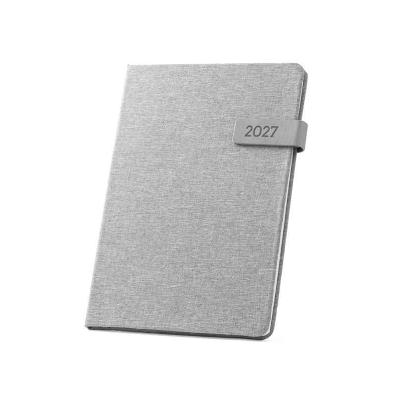 ANDRESEN B5 Agenda em poliéster reciclado (100% rPET)