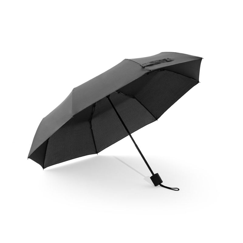 AIDEN Guarda-chuva de 21" em poliéster reciclado (100% rPET) pongee 190T, dobrável em 3 secções