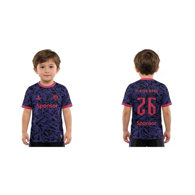 T-shirt Equipamento Criança 100% Personalizada VISEU, MICROPERFURADO