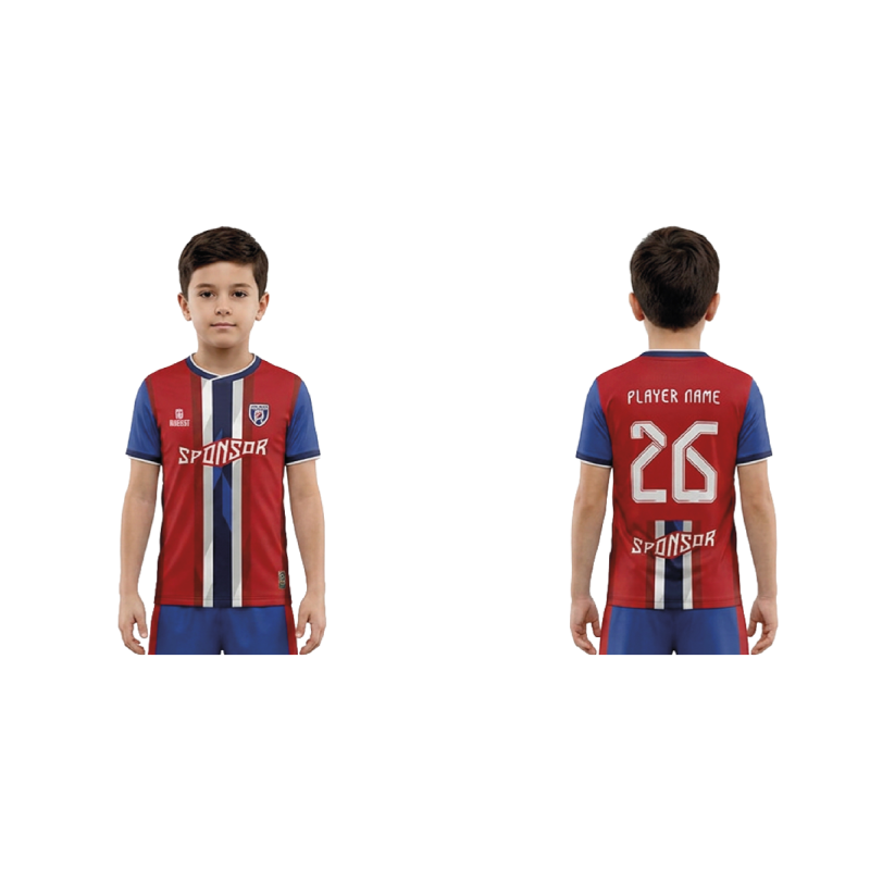 T-shirt Equipamento Criança 100% Personalizada FUNCHAL, MICROPERFURADO
