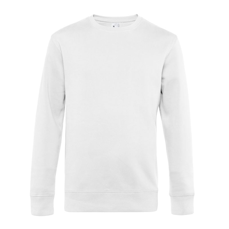 King Crew Neck Sweatshirt B&C King Crew Neck 280g - 80% Algodão (investindo em Better Cotton)/ 20% Poliéster reciclado