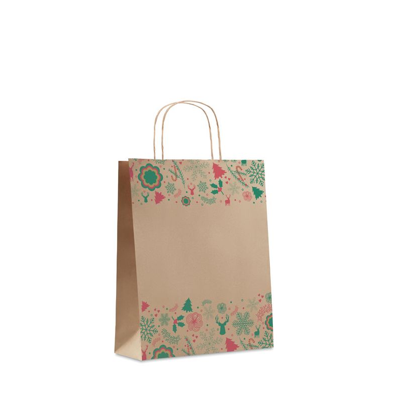 Saco de papel de oferta médio