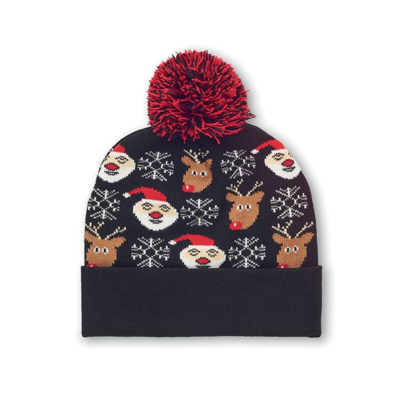 Gorro de Natal em malha