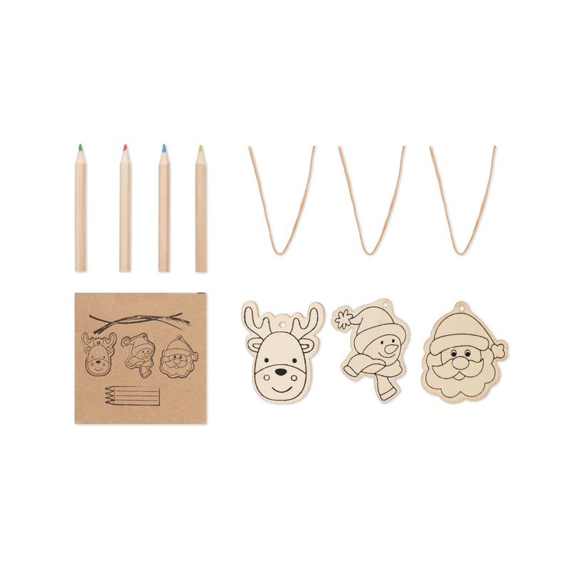 Set de desenho figuras Natal