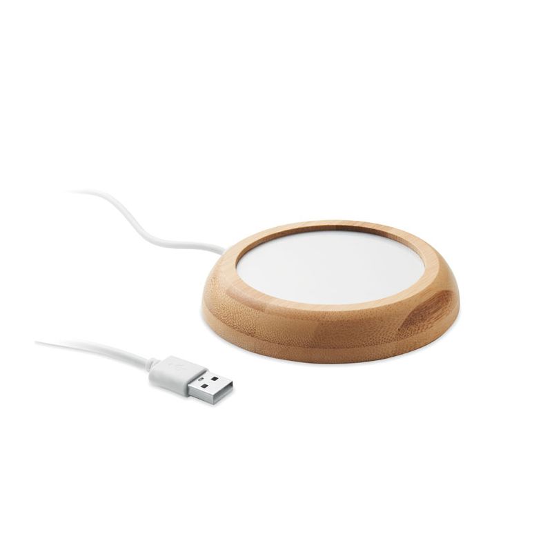 Caneca de bambu com USB
