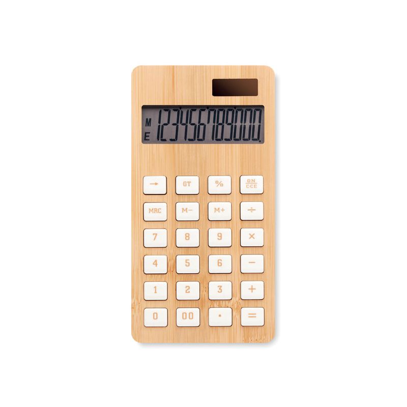 Calculadora 12 dígitos bambu