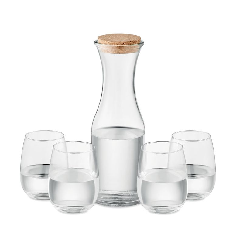 Conjunto de bebida de vidro