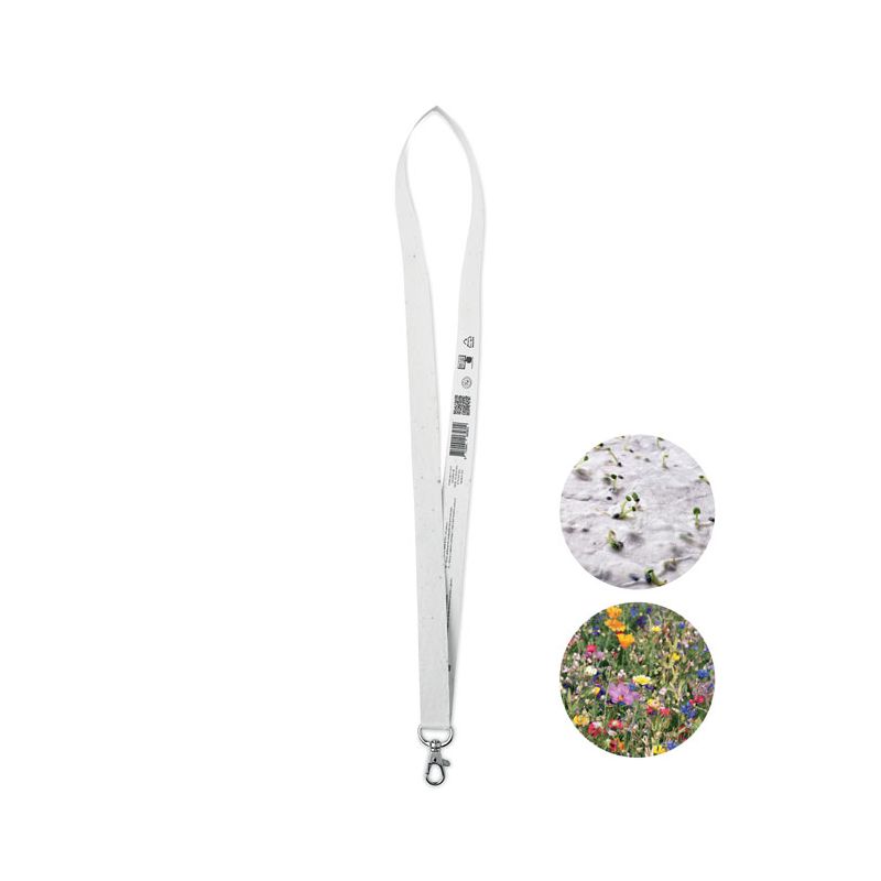 Lanyard papel de semente
