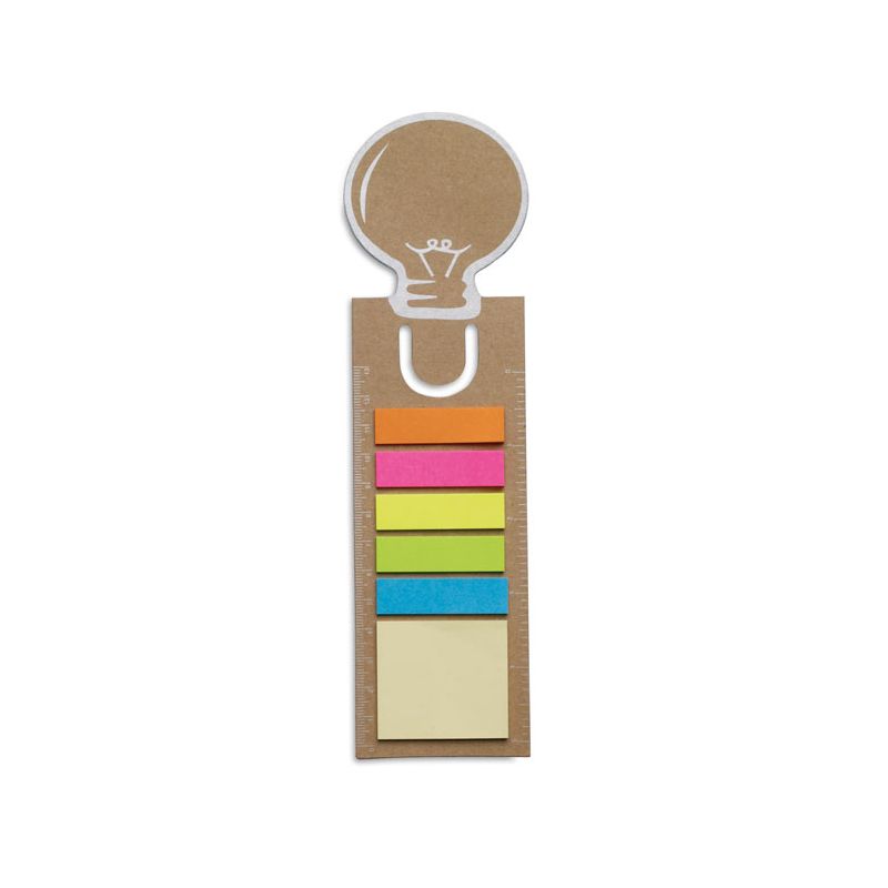 Marcador de livros com memos