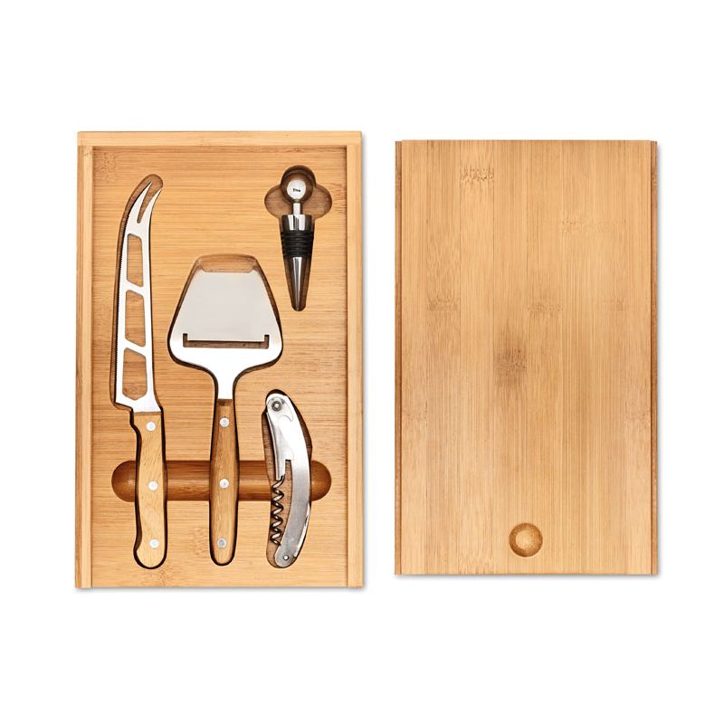Set para vinho e queijo