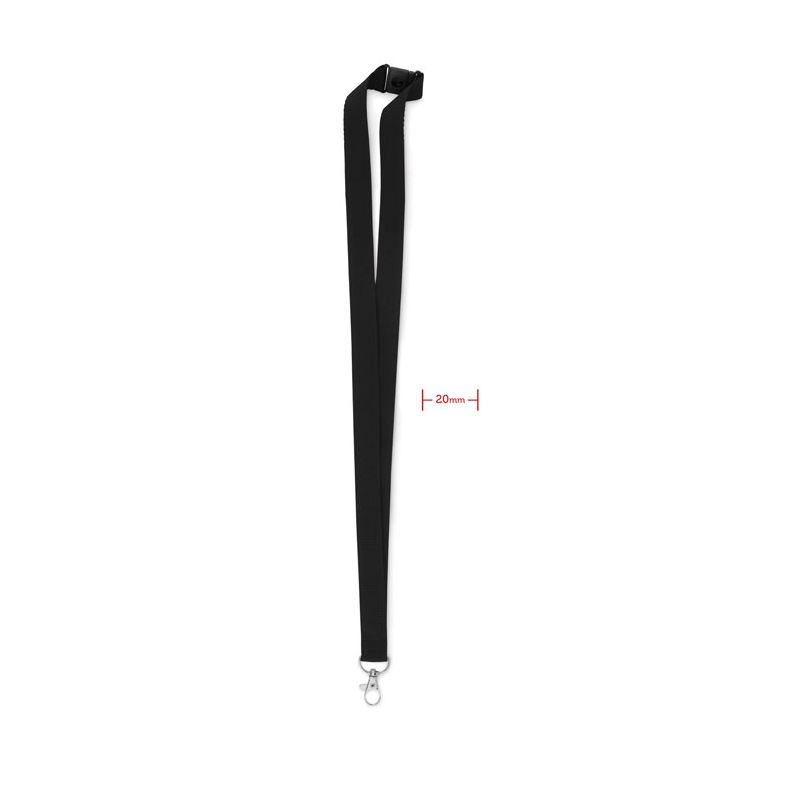 Lanyard  gancho e fivela 20 mm