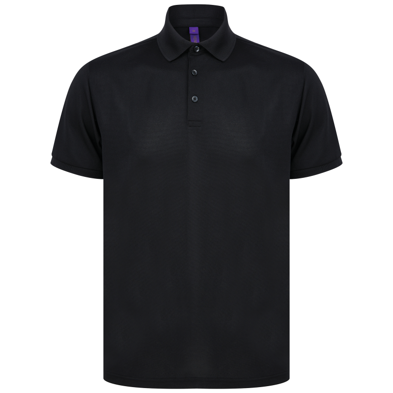 Polo em poliéster reciclado de homem