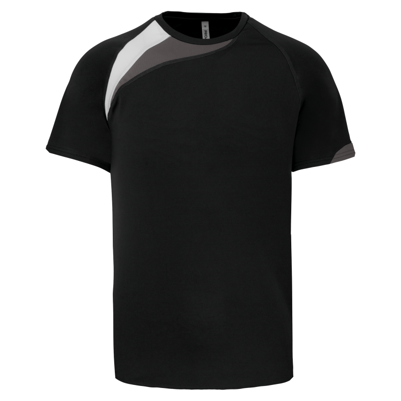 T-shirt de desporto de criança de manga curta