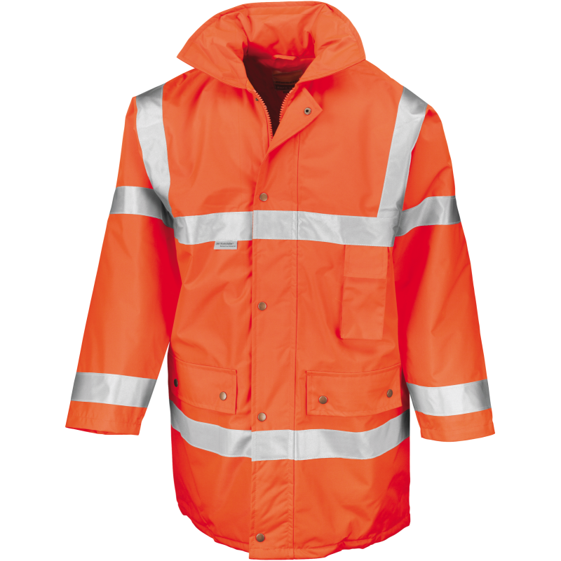 Parka de seguran&ccedil;a de alta visibilidade