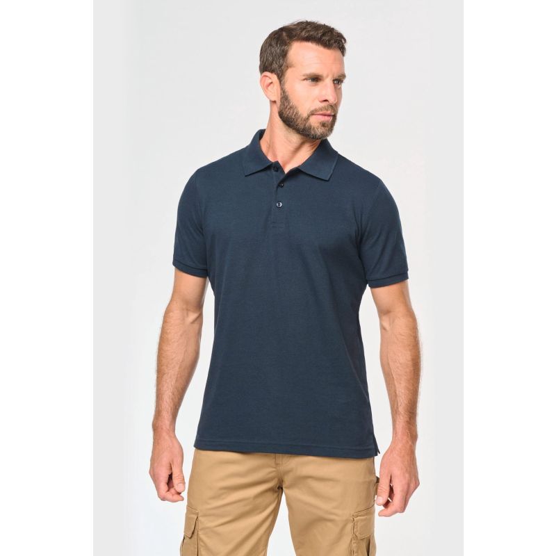 Polo eco-responsável de homem