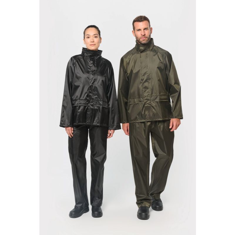 Conjunto de chuva unissexo